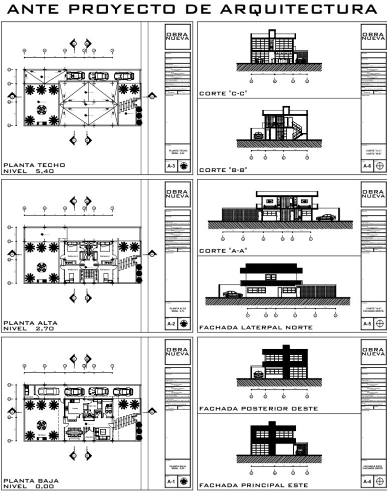 Anteproyecto de Arquitectura/Planos de la casa